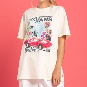 VANS x Barbie Lonestar Rider Womens Boyfriend TeeSize S